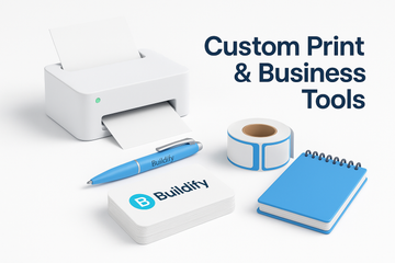 Buildify Store – Custom Print & Business Tools