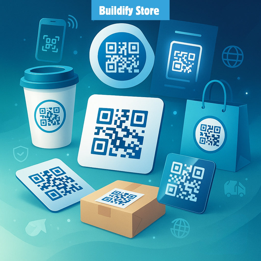 QR Code Stickers – Custom Printed Labels